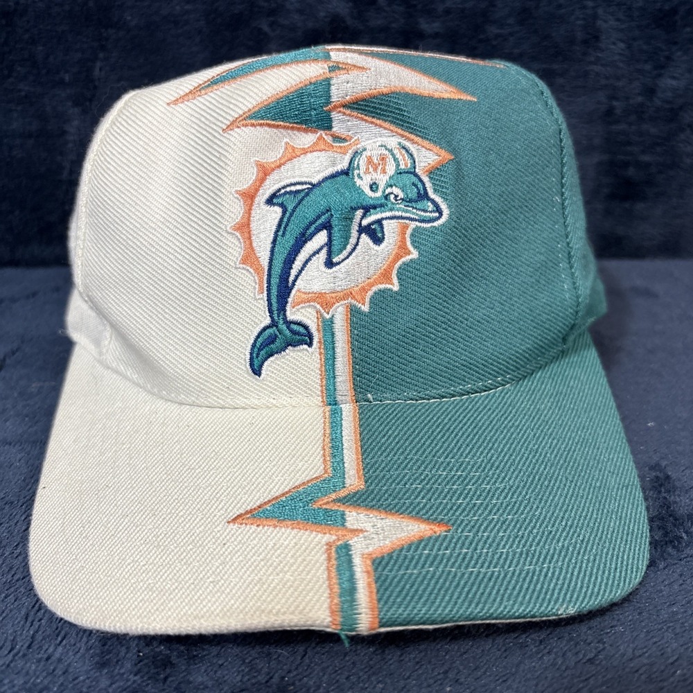 Vintage 90's Starter Miami Dolphins Shockwave Snapback NFL Pro Line Hat